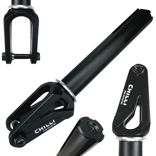 Chilli Pro Scooters Stunt-Scooter Fork Trick Roller Ersatz Tuning Gabel IHC I SCS I HIC passend für 100 I 110 I 120mm Rollen (FAT27 + 24 Schwarz) von F26