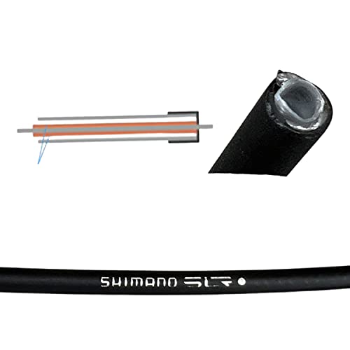 F26 Shimano Fahrrad MTB Road Bremszugaussenhülle Teflon (5mm SLR schwarz) von F26