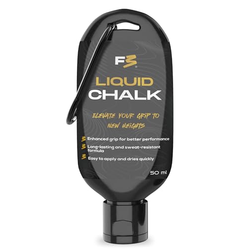 F3RALS® Liquid Chalk | Magnesium Klettern - Climbing Chalk - Liquid Chalk Gym - Liquid Chalk Bouldern - Schwitzige Hände - Pole Dance Zubehör - Boulder Chalk - Pole Dance Grip (50ml) von F3RALS