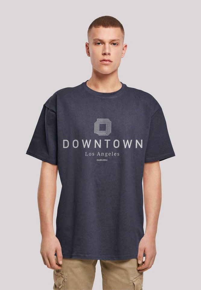 F4NT4STIC T-Shirt Downtown LA OVERSIZE TEE Print von F4NT4STIC