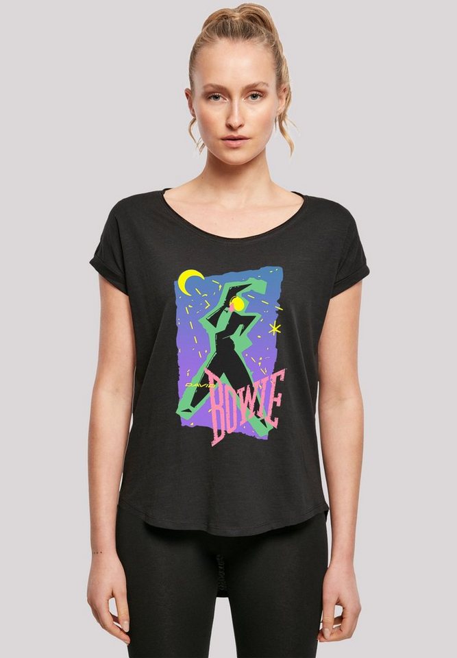 F4NT4STIC T-Shirt David Bowie Moonlight Dance Print von F4NT4STIC