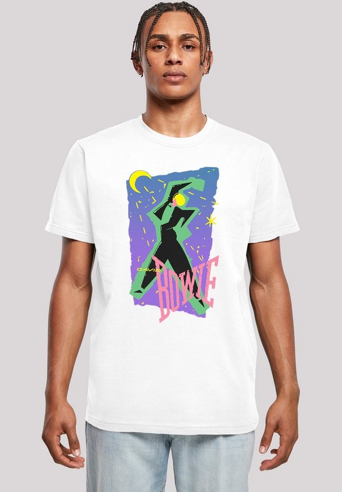 F4NT4STIC T-Shirt David Bowie Moonlight Dance Print von F4NT4STIC