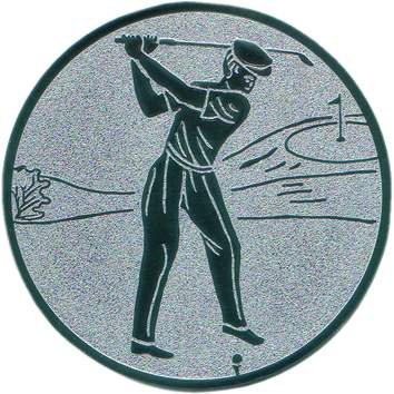 Pokal Emblem Golf - 25 mm/gold von FABRIKSTORES GmbH