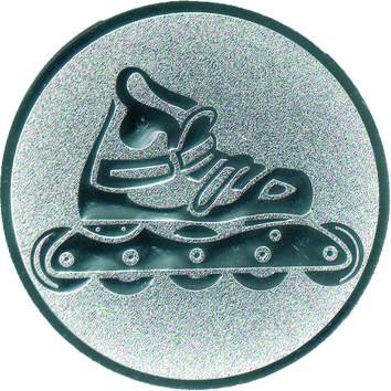Pokal Emblem Inliner - 25 mm/silber von FABRIKSTORES GmbH