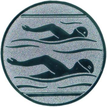 Pokal Emblem Schwimmen - 50 mm/bronze von FABRIKSTORES GmbH