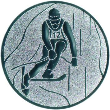 Pokal Emblem Slalom - 25 mm/gold von FABRIKSTORES GmbH