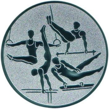 Pokal Emblem Turnen - 50 mm/bronze von FABRIKSTORES GmbH