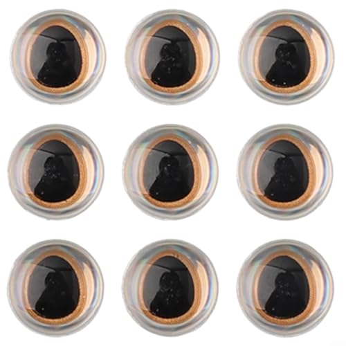 FACAIIO Angelköderaugen, weich geformte 3D-Augen, 6 mm, 8 mm, 10 mm, 12 mm (10 mm, Silber), 100 Stück, S6XHGD244180N8U6D3BLQ839 von FACAIIO