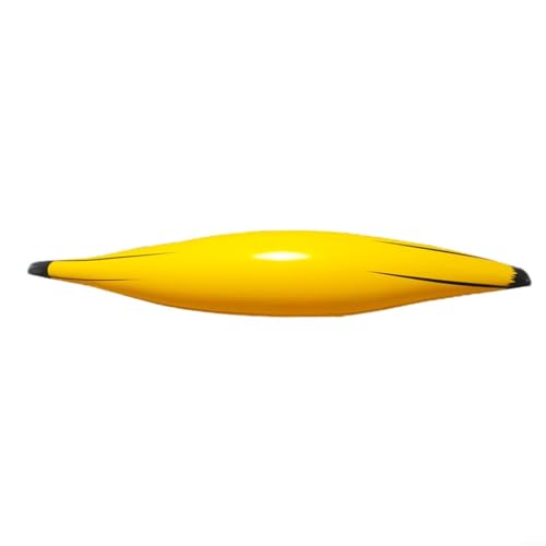 FACAIIO Aufblasbare Banane (183 cm), 1 Stück schwimmende Bananenreihe Float Party Dekor Wohnheim Raumdekoration von FACAIIO