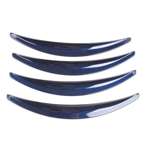 FAFRWRFS 4Pcs Auto Rad Augenbraue Bogen Trim Seitliche Kotflügel Streifen Für Tesla Model 3 2017 2018 2019 2020 2021 Auto Unsichtbare Schlamm Flasp Kotflügel von FAFRWRFS