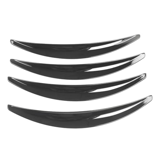 FAFRWRFS 4Pcs Auto Rad Augenbraue Bogen Trim Seitliche Kotflügel Streifen Für Tesla Model 3 2017 2018 2019 2020 2021 Auto Unsichtbare Schlamm Flasp Kotflügel von FAFRWRFS