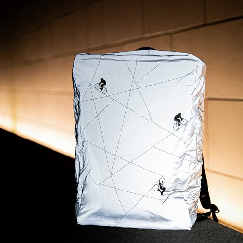 FAHRER Unisex – Erwachsene LUX-reflektierende Regenschutzhaube S, grau, S von FAHRER