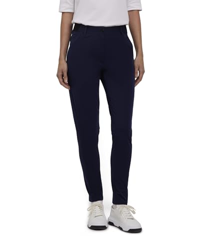 FALKE Damen Hose Golf Trousers W TR Funktionsmaterial feuchtigkeitsregulierend 1 Stück, Blau (Space Blue 6116), 36 von FALKE