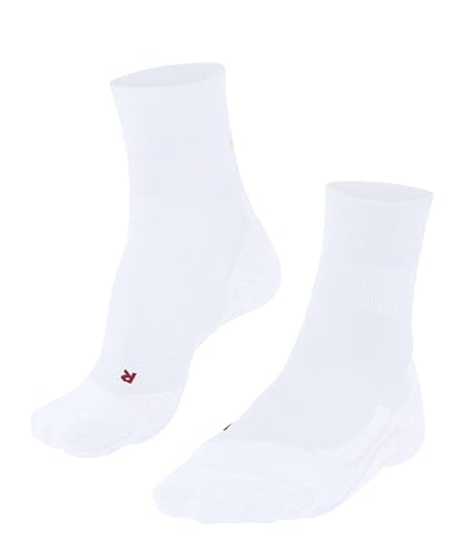 FALKE Damen Laufsocken RU Compression Stabilizing W So Lyocell Funktionsmaterial mit Kompression 1 Paar, Weiß White 2000, 37-38 von FALKE