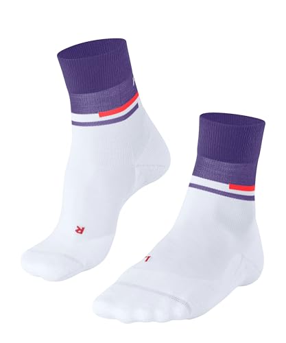 FALKE Damen Laufsocken RU Compression Stabilizing W So Lyocell Funktionsmaterial mit Kompression 1 Paar, Weiß White 2004 Trend, 41-42 von FALKE