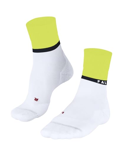 FALKE Damen Laufsocken RU4 Endurance Compression W So Baumwolle Funktionsmaterial mit Kompression 1 Paar, Weiß White 2001, 39-40 von FALKE