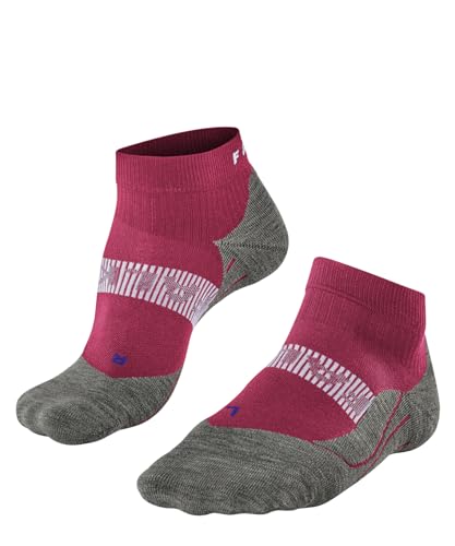 FALKE Damen Laufsocken RU4 Endurance Cool Short W Sso Funktionsmaterial antiblasen 1 Paar, Rot Rose 8564, 35-36 von FALKE