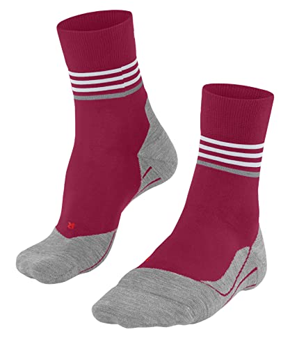 FALKE Damen Laufsocken RU4 Endurance W So Baumwolle Funktionsmaterial antiblasen 1 Paar, Rot Rose 8564, 37-38 von FALKE