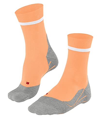 FALKE Damen Laufsocken RU4 Endurance W SO Baumwolle antiblasen 1 Paar, Orange (Cantaloupe 8155), 35-36 von FALKE