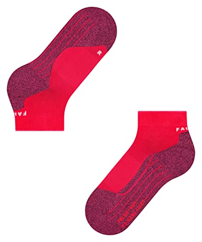 FALKE Women's RU4 Light Performance Short W SO Breathable Anti-Blister 1 Pair Running Socks, Red (Rose 8564), 2.5-3.5 von FALKE
