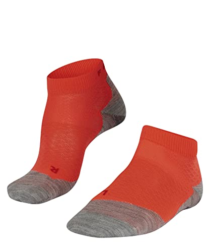 FALKE Damen Laufsocken RU5 Race Short W Sso Funktionsmaterial antiblasen 1 Paar, Rot Neon Red 8584, 39-40 von FALKE