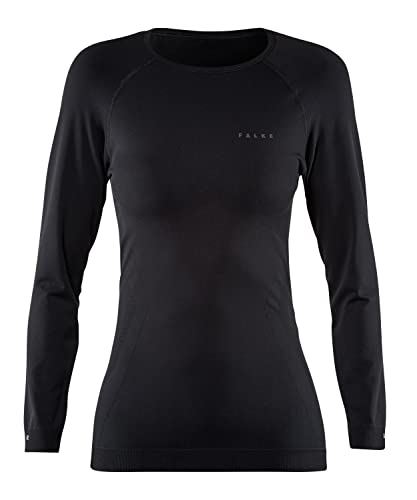 FALKE Damen Maximum Warm Comfort Fit W Baselayer Shirt, Schwarz (Black 3000), L EU von FALKE