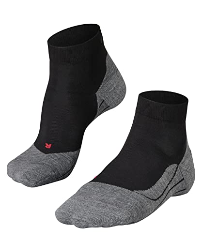 FALKE Damen Laufsocken RU4 Endurance Short W SSO Baumwolle antiblasen 1 Paar, Schwarz (Black-Mix 3010), 39-40 von FALKE