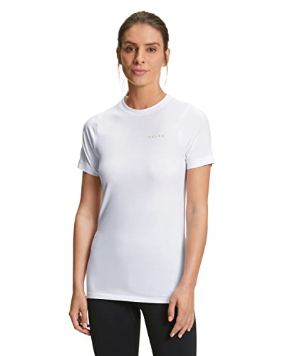 FALKE Damen T-Shirt Running Tee 2 W TS Funktionsmaterial feuchtigkeitsregulierend 1 Stück, Weiß (White 2860), XL/XXL von FALKE