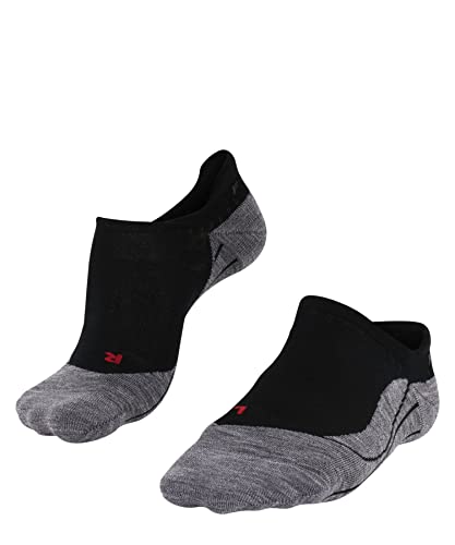 FALKE Damen Wandersocken TK5 Wander Invisible W IN Wolle antiblasen dünn 1 Paar, Schwarz (Black-Mix 3010), 41-42 von FALKE