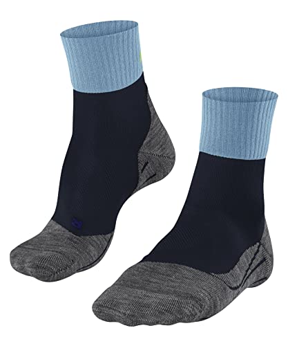 FALKE Damen Wandersocken TK2 Explore Cool Short W SSO Funktionsgarn antiblasen dick 1 Paar, Blau (Navy 6162), 37-38 von FALKE