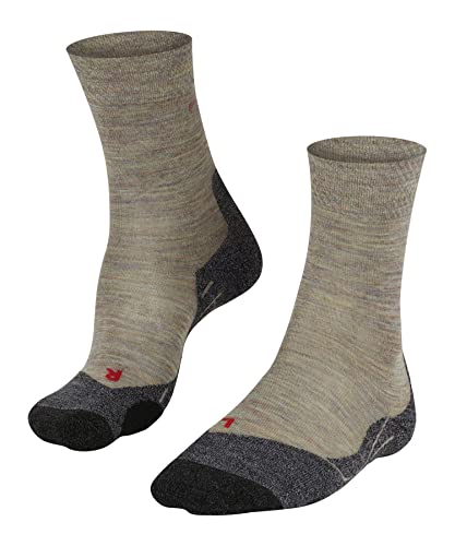 FALKE Damen Wandersocken TK2 Explore Melange W SO Wolle antiblasen dick 1 Paar, Grün (Moon Mist 7765), 35-36 von FALKE