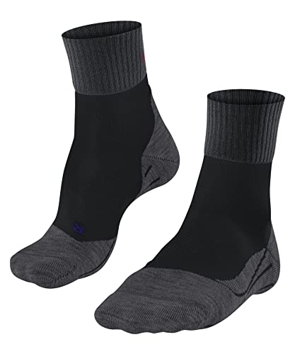 FALKE Damen Wandersocken TK2 Explore Cool Short W SSO Funktionsgarn antiblasen dick 1 Paar, Schwarz (Black 3008), 37-38 von FALKE