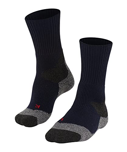 FALKE Damen Wandersocken TK4 Expedition W SO Wolle Antiblasen Dick 1 Paar, Blau (Marine 6120), 37-38 von FALKE