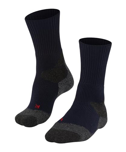 FALKE Damen Wandersocken TKX Expedition W So Wolle Funktionsmaterial antiblasen dick 1 Paar, Blau Marine 6120, 35-36 von FALKE
