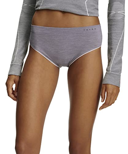 FALKE Damen Baselayer-Unterwäsche Wool-Tech Light W Pa Wolle Funktionsmaterial schnelltrocknend 1 Stück, Grau Grey-Heather 3757, XL von FALKE