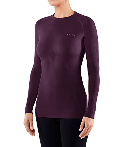 FALKE Funktionsshirt Langarmshirt Maximum Warm Funktionsmaterial Damen schwarz weiß Atmungsaktive Unterwäsche zum Sport sehr warm schnelltrocknend für kalte bis sehr kalte Temperaturen 1 Stück von FALKE