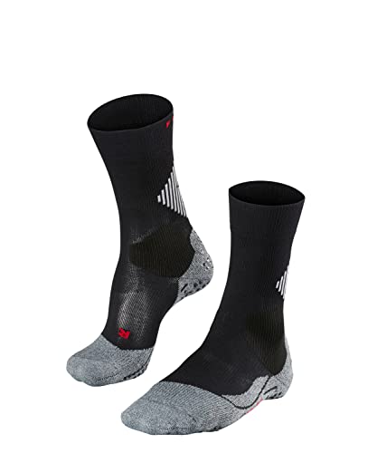 FALKE Unisex Socken 4 GRIP Stabilizing, Funktionsgarn, 1 Paar, Schwarz (Black-Mix 3010), 37-38 von FALKE