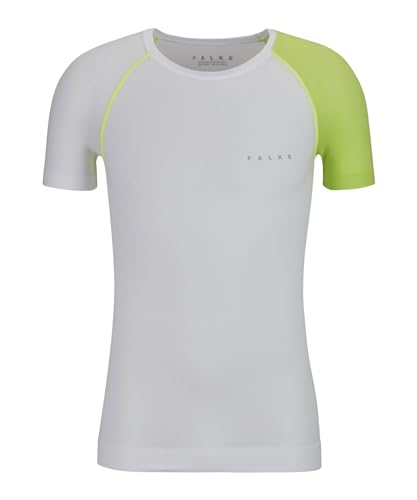 FALKE Herren Baselayer-Shirt Ultralight Cool Trend M S/S SH Funktionsmaterial schnelltrocknend 1 Stück, Weiß (White 2860), L von FALKE