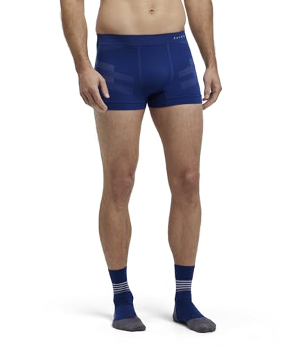 FALKE Herren Baselayer-Unterwäsche Warm M Bx Funktionsmaterial schnelltrocknend 1 Stück, Blau Blue Pond 6598 Trend, L von FALKE
