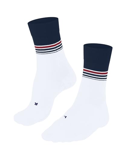 FALKE Herren Laufsocken RU4 Endurance Cool M So Funktionsmaterial antiblasen 1 Paar, Weiß White 2003 Stripe, 39-41 von FALKE
