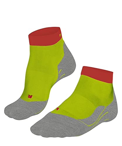 FALKE Herren Laufsocken RU4 Endurance Short M SSO Baumwolle antiblasen 1 Paar, Gelb (Lime 7601), 42-43 von FALKE