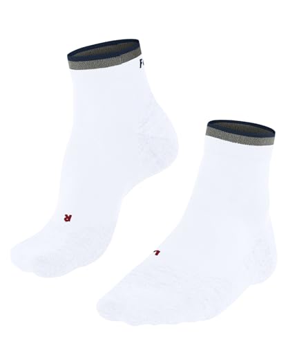 FALKE Herren Laufsocken RU4 Endurance Short M Sso Baumwolle Funktionsmaterial antiblasen 1 Paar, Weiß White 2002 Stripe, 39-41 von FALKE