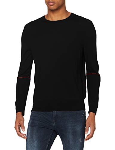 FALKE Herren Longsleeve-60088 Rundhalsausschnitt Longsleeve, Black, XL von FALKE