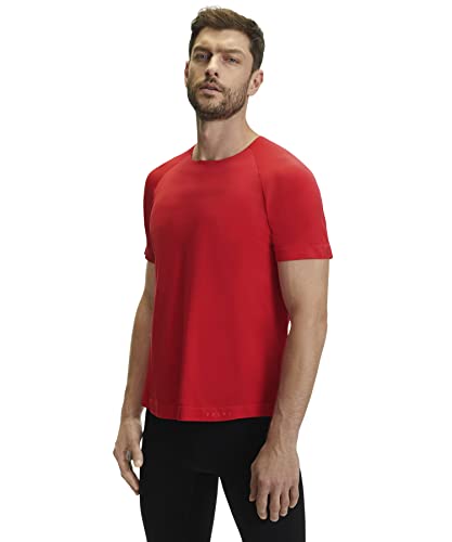 FALKE Herren T-Shirt CORE Speed Round Neck M S/S SH Funktionsmaterial feuchtigkeitsregulierend 1 Stück, Rot (Scarlet 8070), XS/S von FALKE