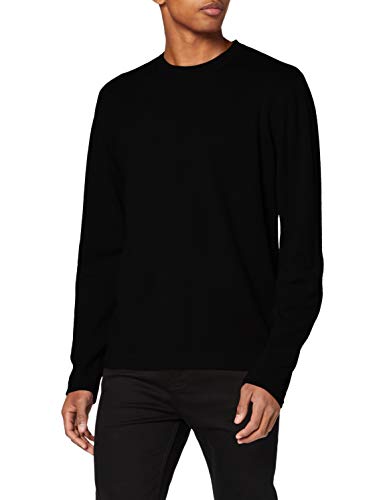 FALKE Herren Sweatshirt-60111 Rundhalsausschnitt Sweatshirt, Black, M von FALKE