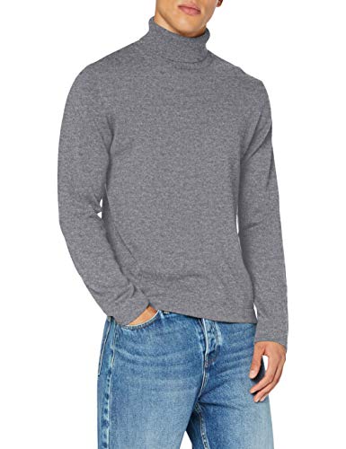 FALKE Herren Sweatshirt-60130 Rollhals Sweatshirt, Light Grey, XL von FALKE