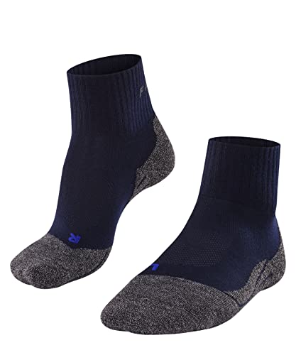 FALKE Herren Wandersocken TK2 Explore Cool Short M SSO Funktionsgarn antiblasen dick 1 Paar, Blau (Marine 6120), 39-41 von FALKE