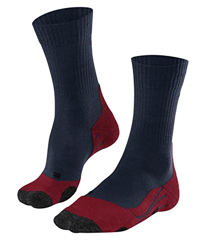 FALKE Herren Wandersocken TK2 Explore M SO Wolle antiblasen dick 1 Paar, Blau (Nautica 6618), 44-45 von FALKE