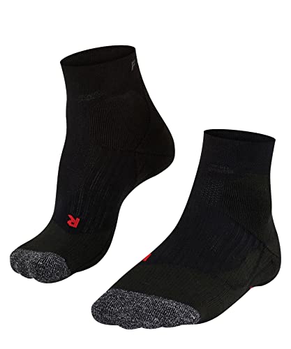 FALKE Herren Tennissocken TE2 Short M SSO Baumwolle Antiblasen 1 Paar, Schwarz (Black 3000), 39-41 von FALKE