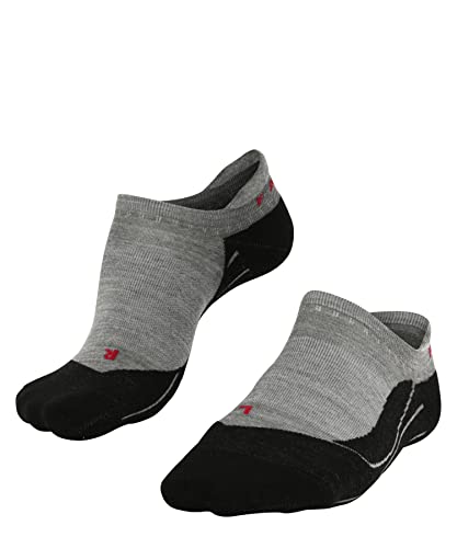 FALKE Herren Wandersocken TK5 Wander Invisible M In Wolle Funktionsmaterial antiblasen dünn 1 Paar, Grau Light Grey 3403, 46-48 von FALKE